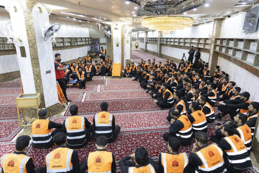 مُسعفو زوّار الأربعين